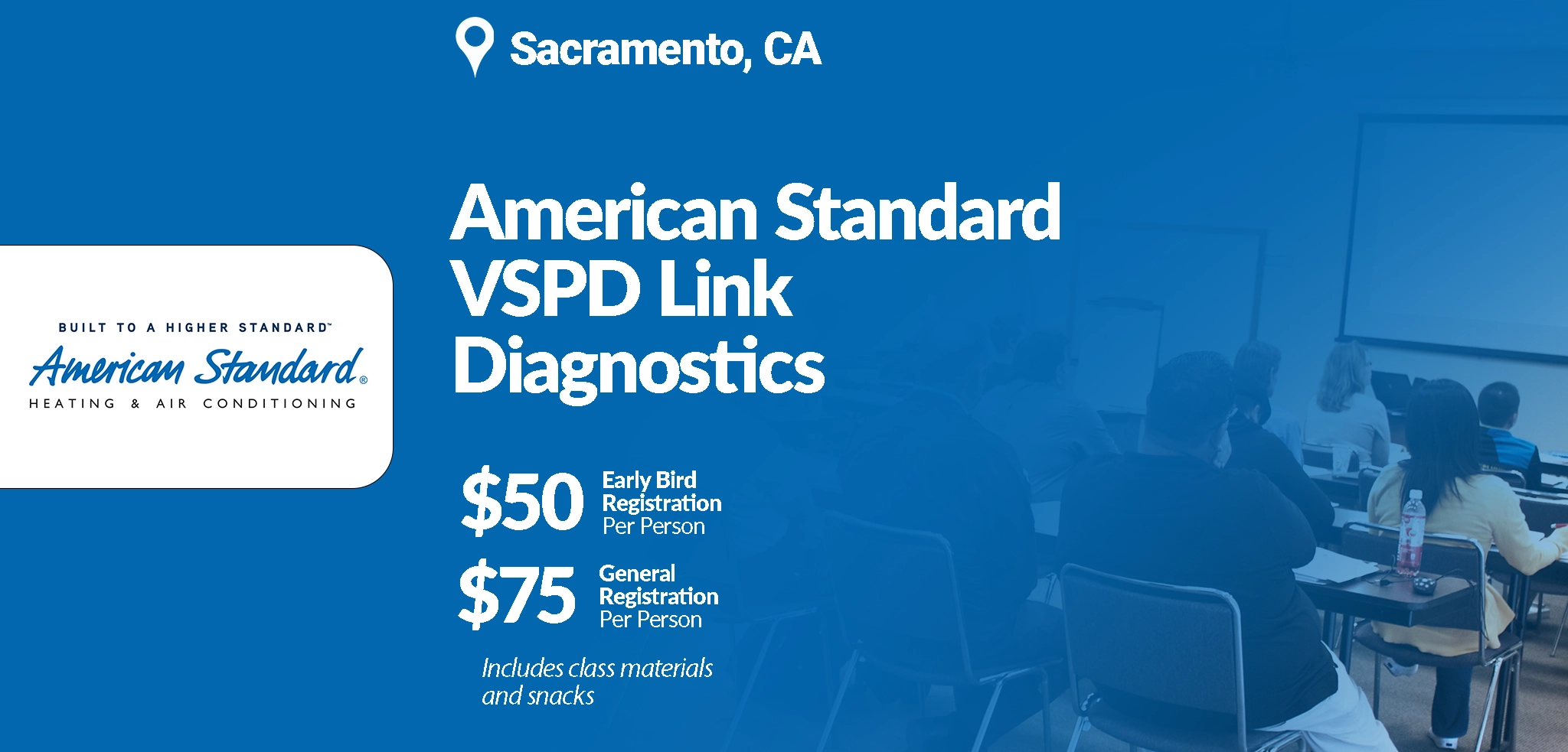 American Standard VSPD Link Service Diagnostics