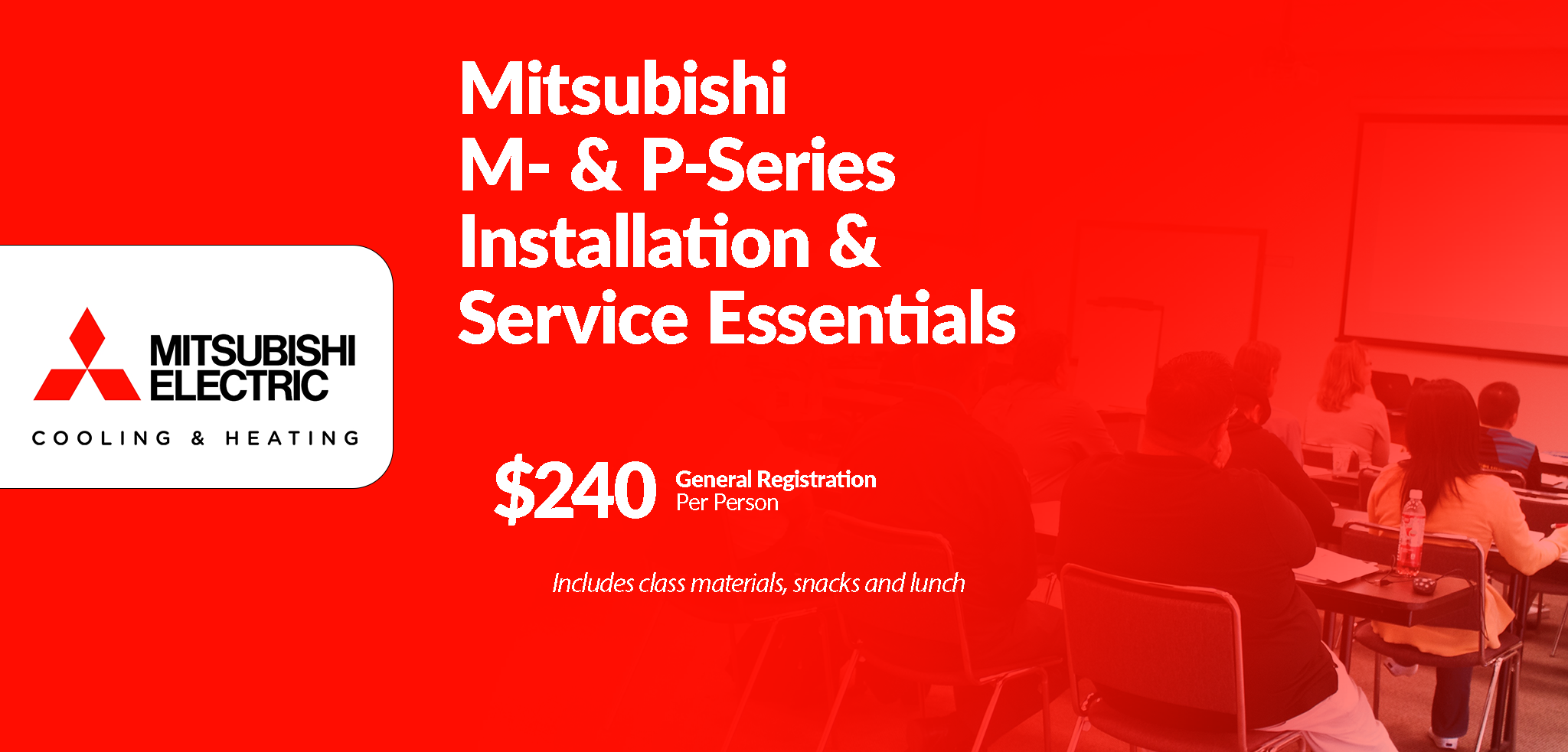 Mitsubishi M- & P-Series Installation and Service Essentials – $240pp